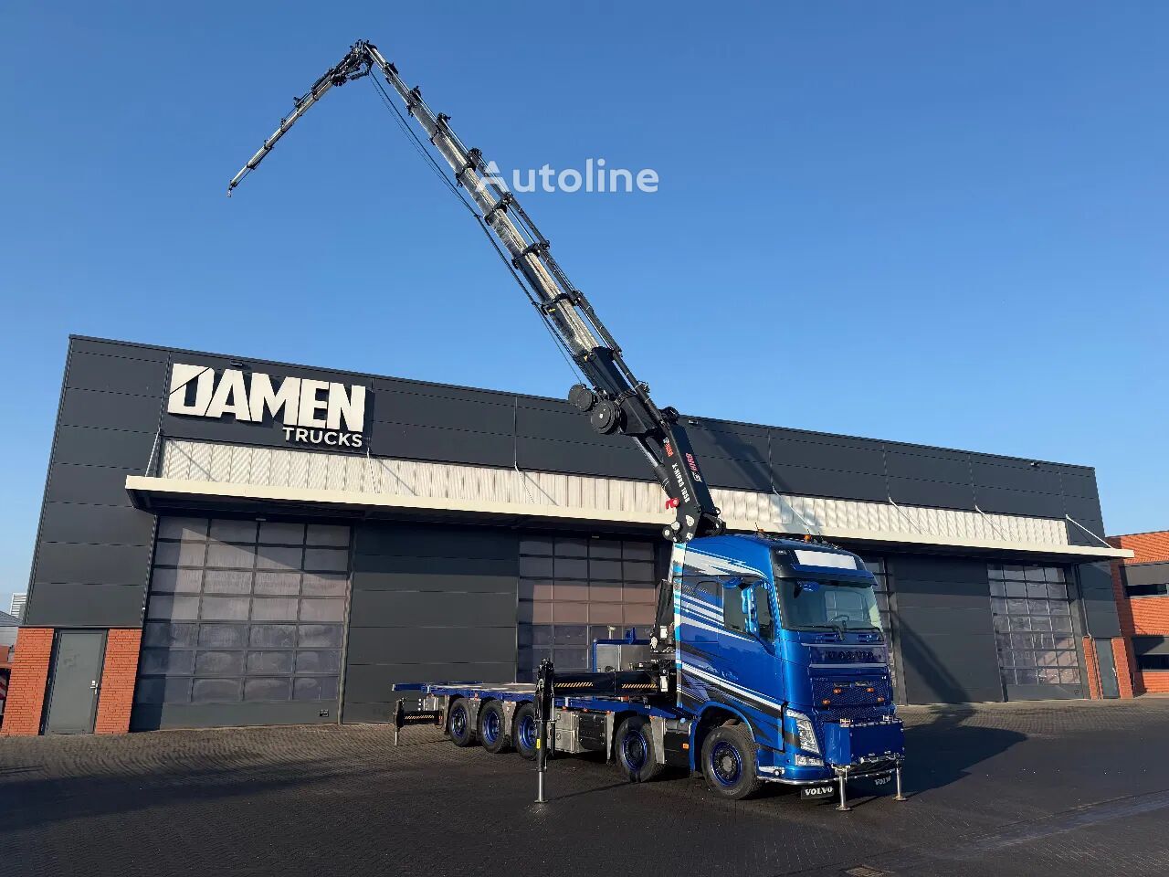 Volvo FH 540 10x4 HIAB X-Hipro 1058E-8+ JIB 150X-6 camión plataforma - Autoline