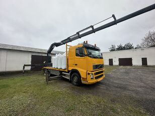 camion platformă Volvo FH12 460 Kran HIAB 350-5 radio 6x2