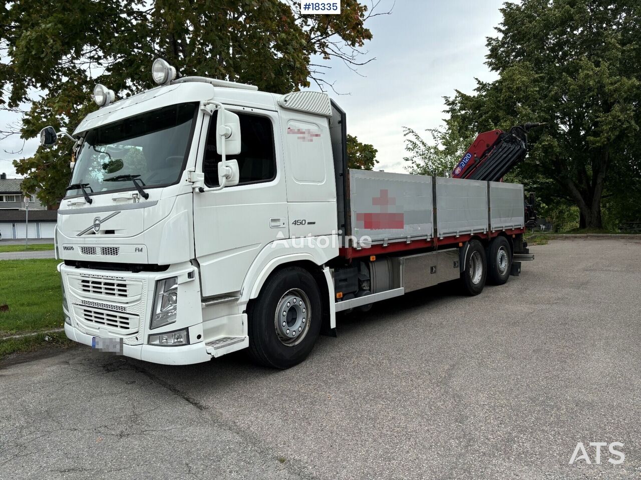 Volvo FM 450  platform truck