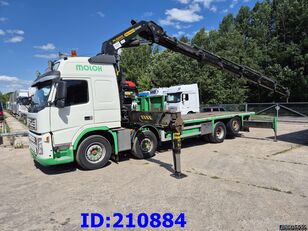 platforma sunkvežimis Volvo FM12 420HP 8x2 + Crane Palfinger PK60002 with radio control