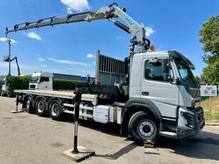 грузовик платформа Volvo FMX 330 8x4 TRIDEM + CRANE EFFER 265 / 6S - PLATFORM 7m50 - EURO