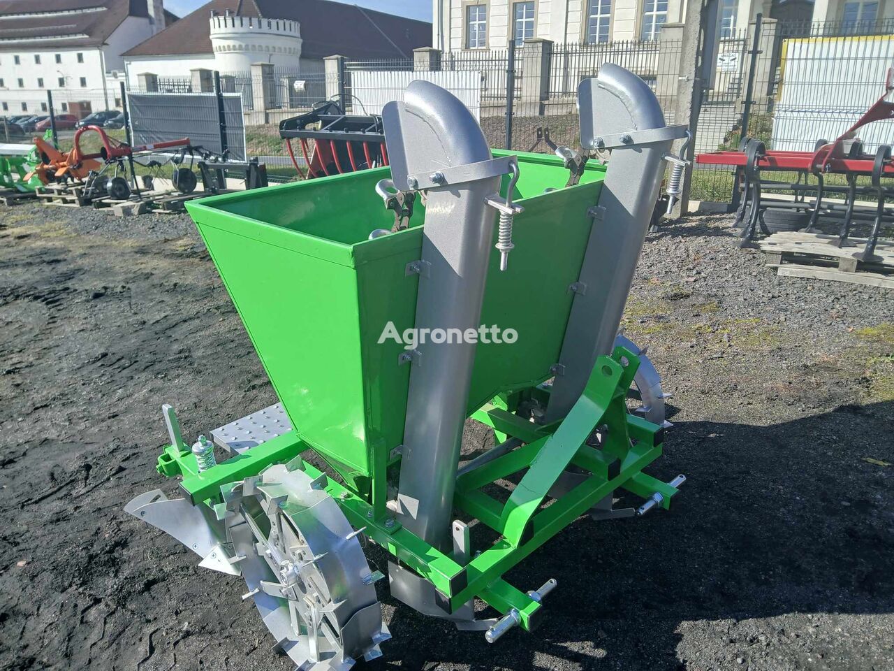 BOMET GEMINI 2 reihige 180 kg Kartoffellegemaschine Kartoffel Le plantadora de patatas nueva