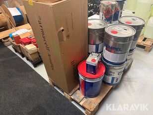 alt material de construcție Hempel Lot: 2 komponent maling, fugeskum, fugemasse og diverse Hempel