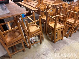 autre mat&eacute;riau de construction Tr&auml;bord med stolar