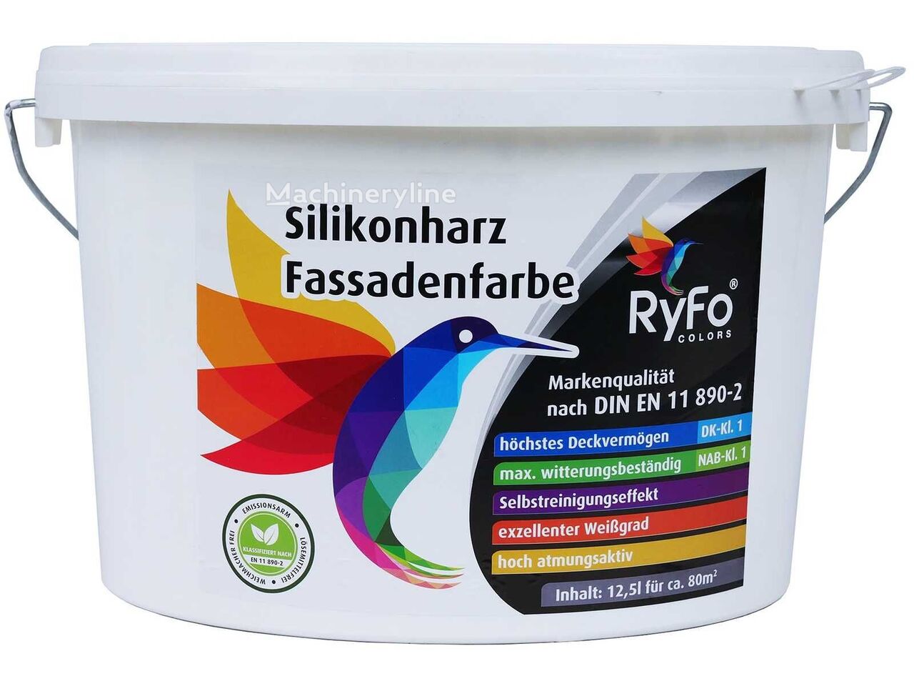 RyFo Colours - Silikonharz Fassadenfarbe Transparent, je 12,5l (3