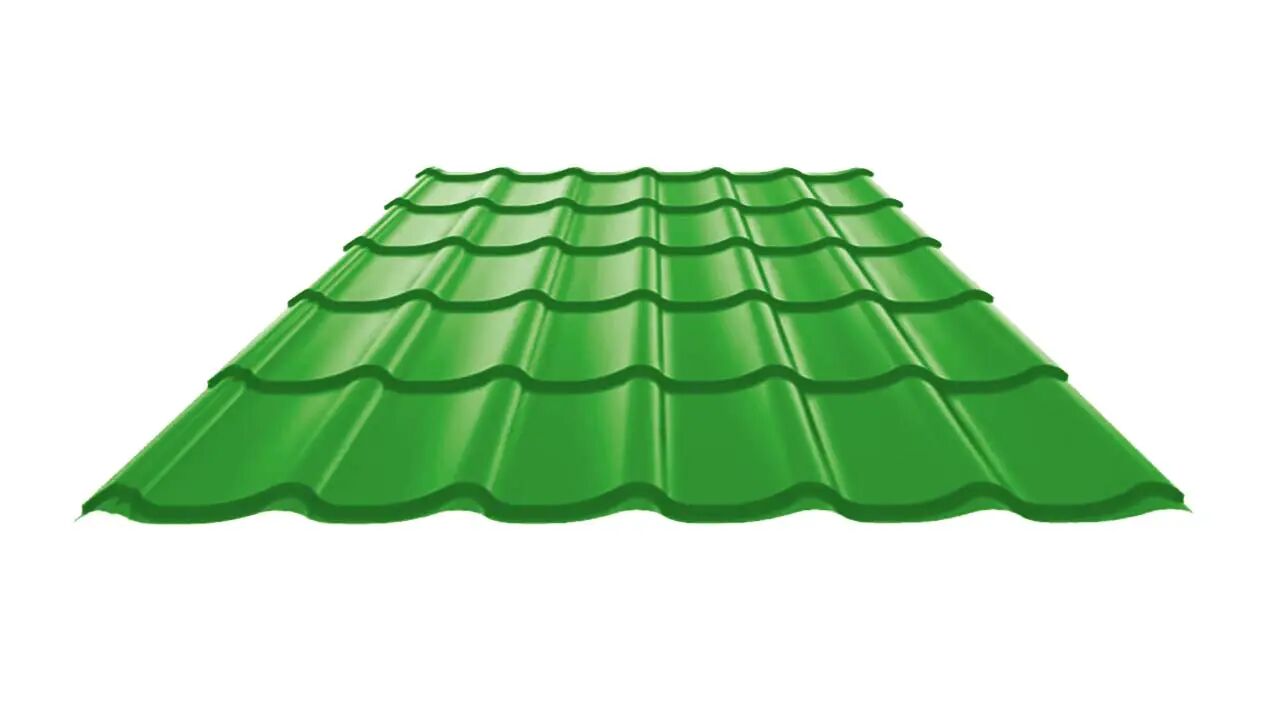 Metal Roof Tile Sheet (Green)