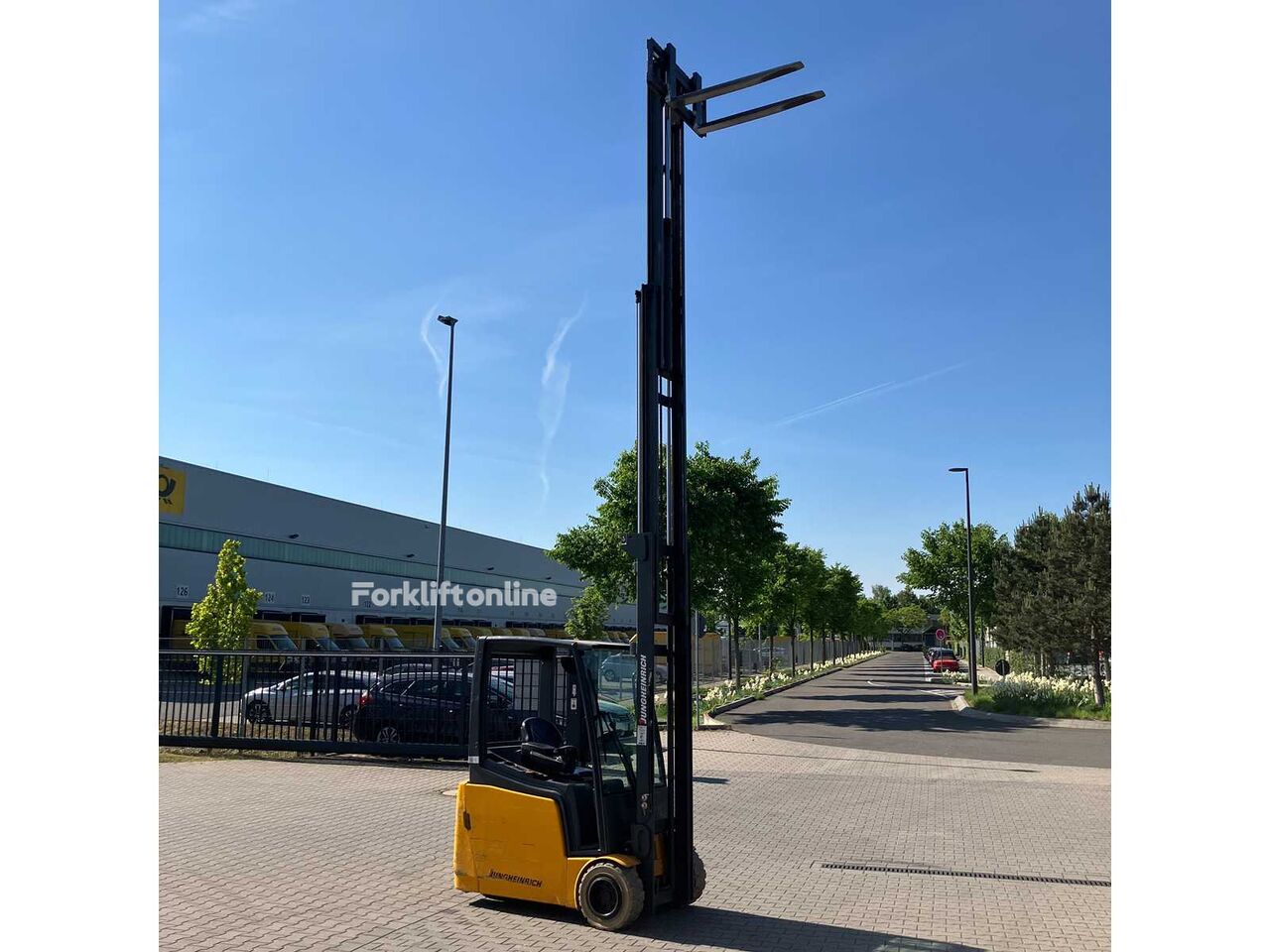 Jungheinrich EFG 216k GE115-650 DZ reach truck til salg | Forkliftonline DK Jungheinrich EFG 216k GE115-650 DZ reach truck - Forkliftonline