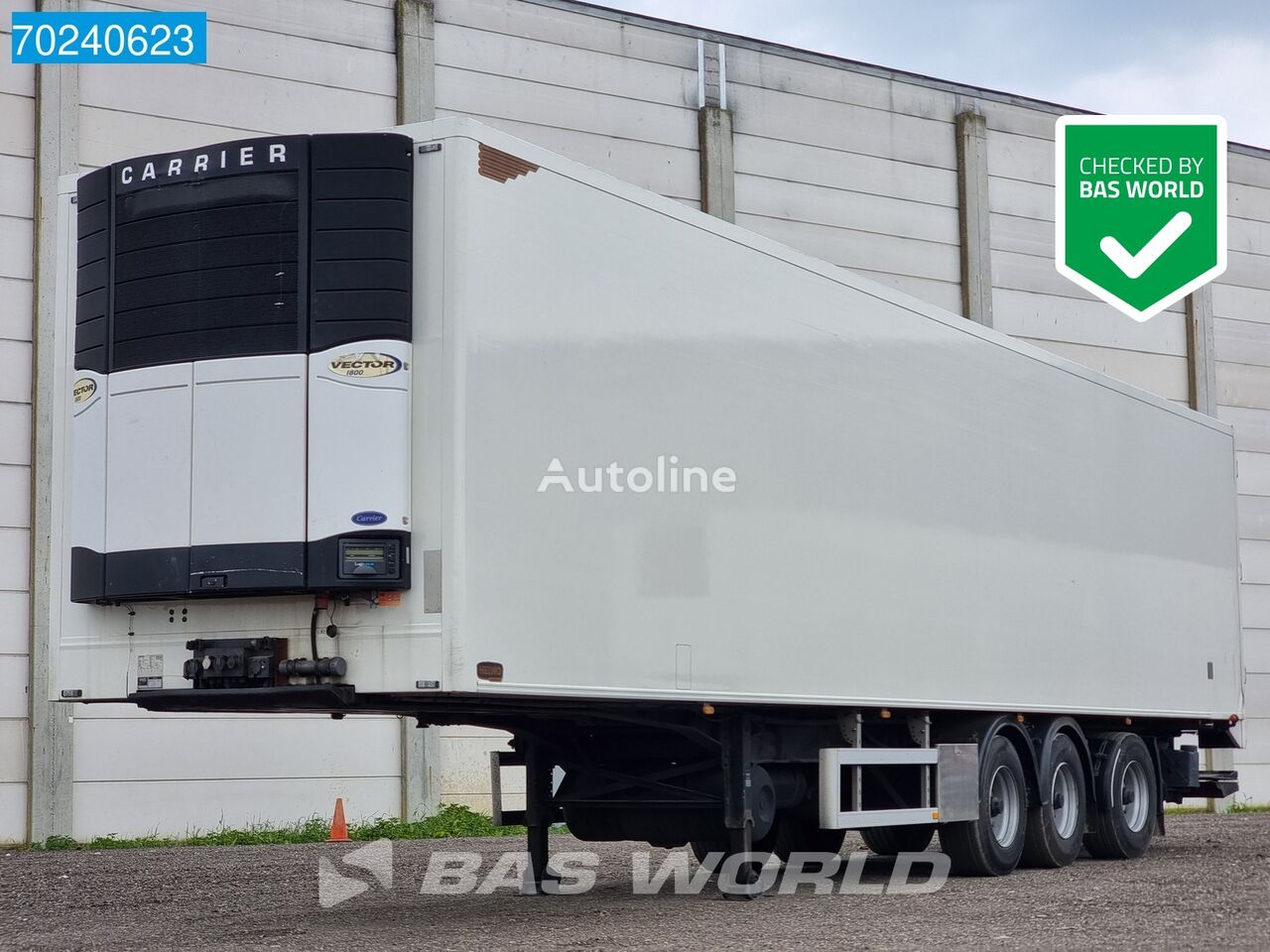 العربات نصف المقطورة شاحنة التبريد Carrier  Heiwo Vector 1800 NL-Trailer TÜV 07/24 Liftachse