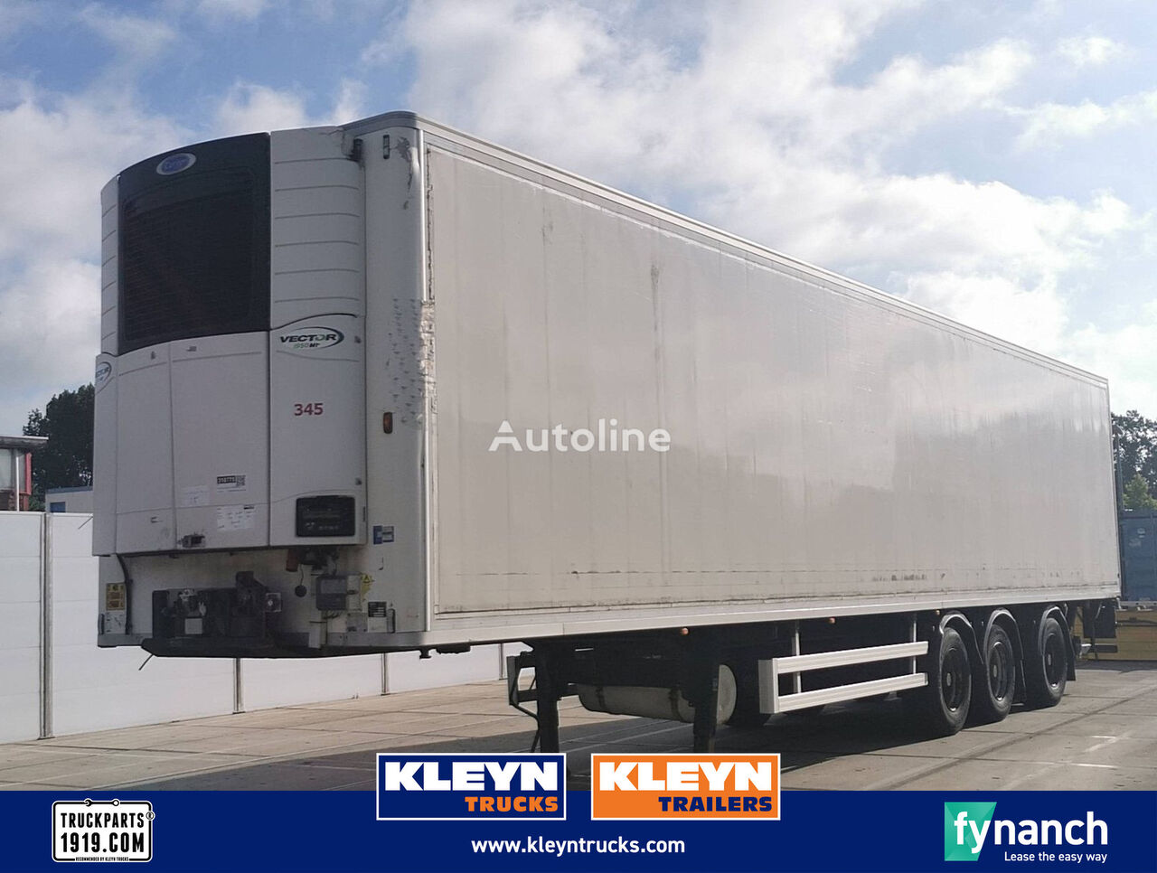 Chereau CSD3 STEERAXLE carrier bi-temp lift refrigerated semi-trailer