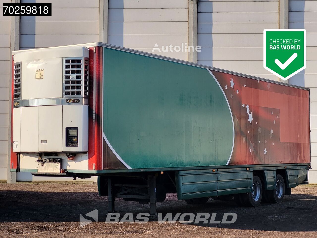 návěs chladírenský Chereau Thermo King Spectrum S NL-Trailer Blumenbreit Schiebewand Liftac