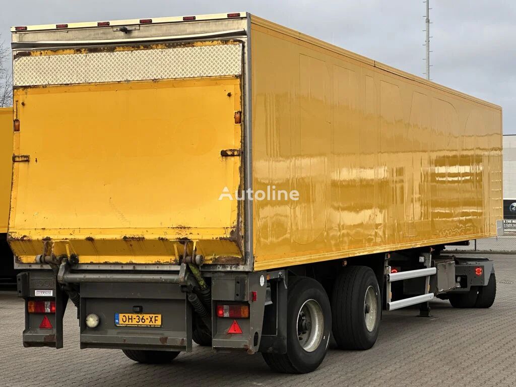 Floor GESLOTEN TRAILER / BPW-TROMMEL / STUUR-AS / 3 TON'S LAADKLEP poluprikolica hladnjača