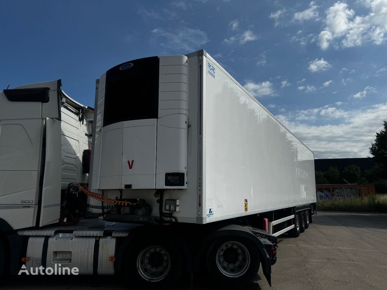 Frühauf FST 4 FC Mit Vector 1950 Mt Bis -30°C refrigerated semi-trailer