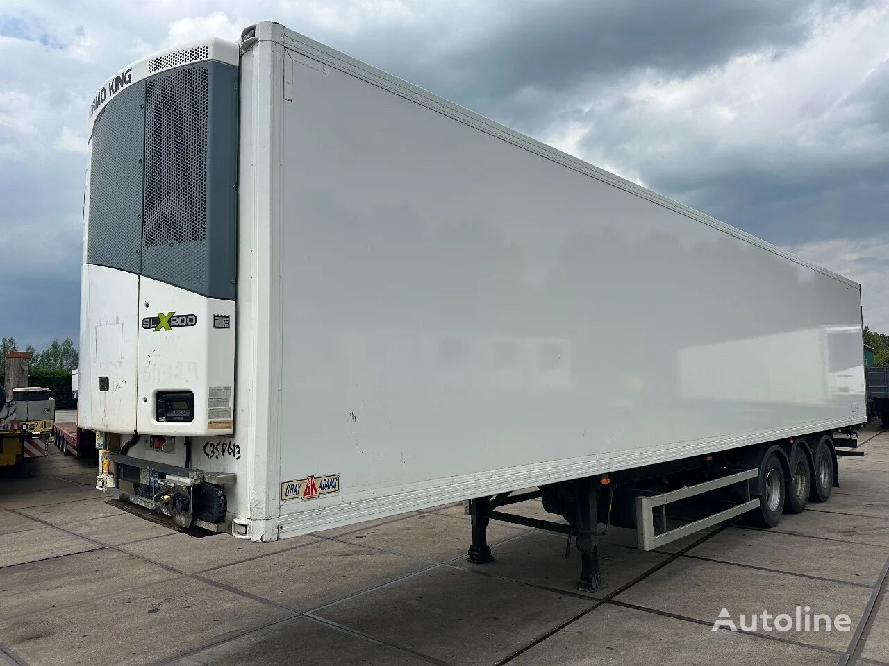 Gray & Adams 23 X THERMO KING SLX 200 D/E, BPW AXELS refrigerated semi-trailer