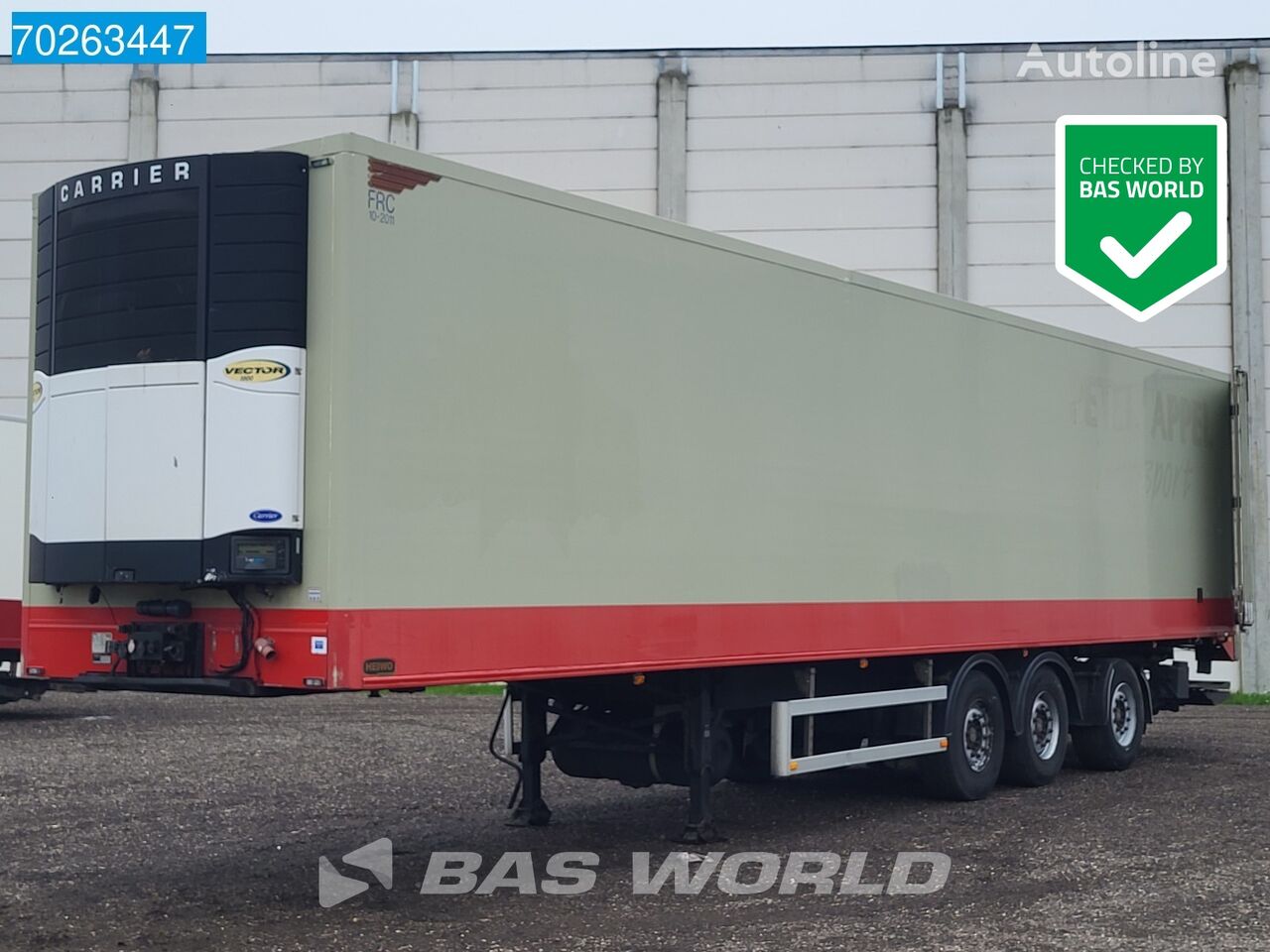 Heiwo HZO39 NL-Trailer Lift+Lenkachse Tailgate Blumenbreit refrigerated semi-trailer