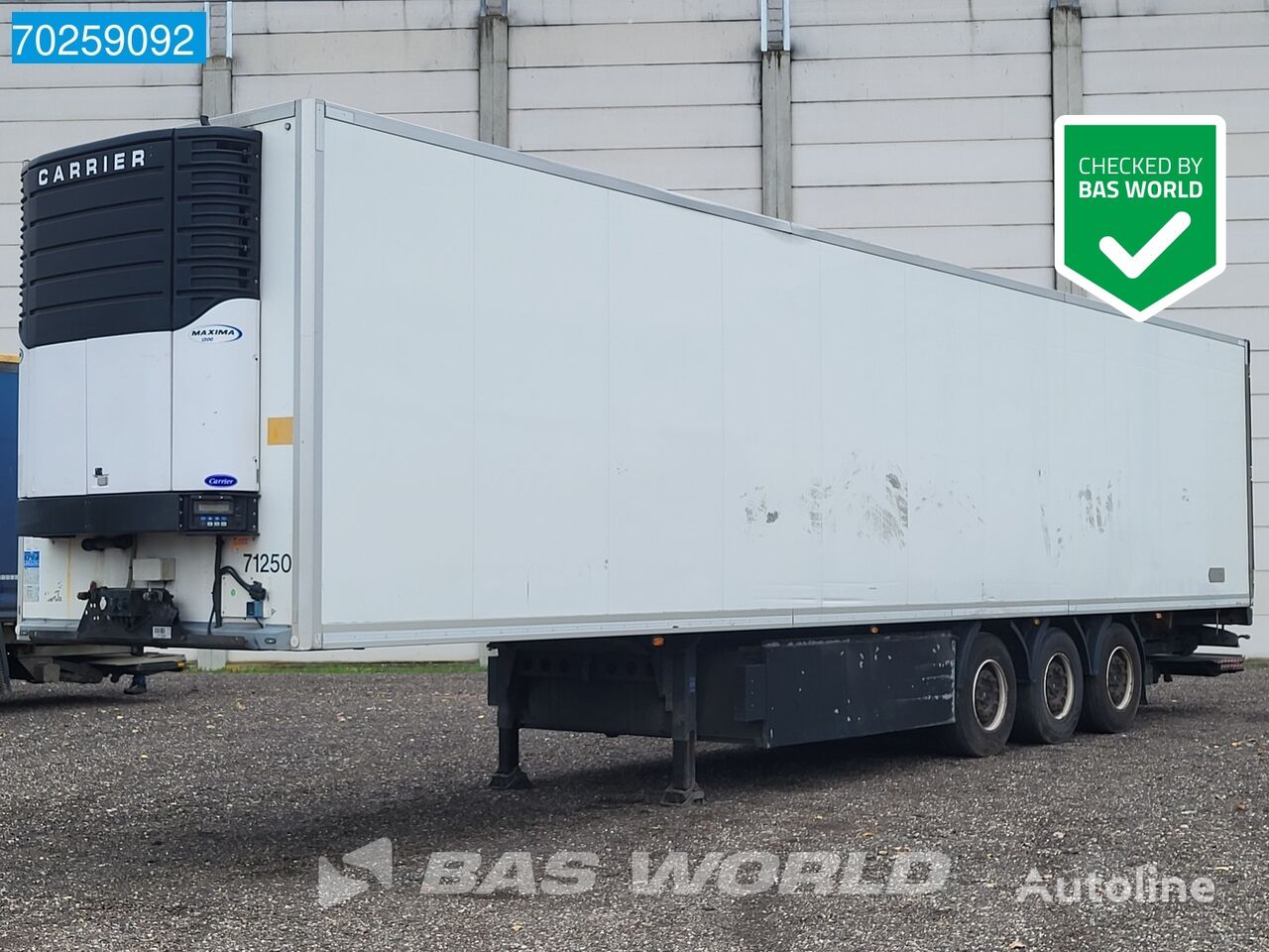 Kögel Carrier Maxima 1300 NL-Trailer Palettenkasten Bloemenbreed semirremolque frigorífico