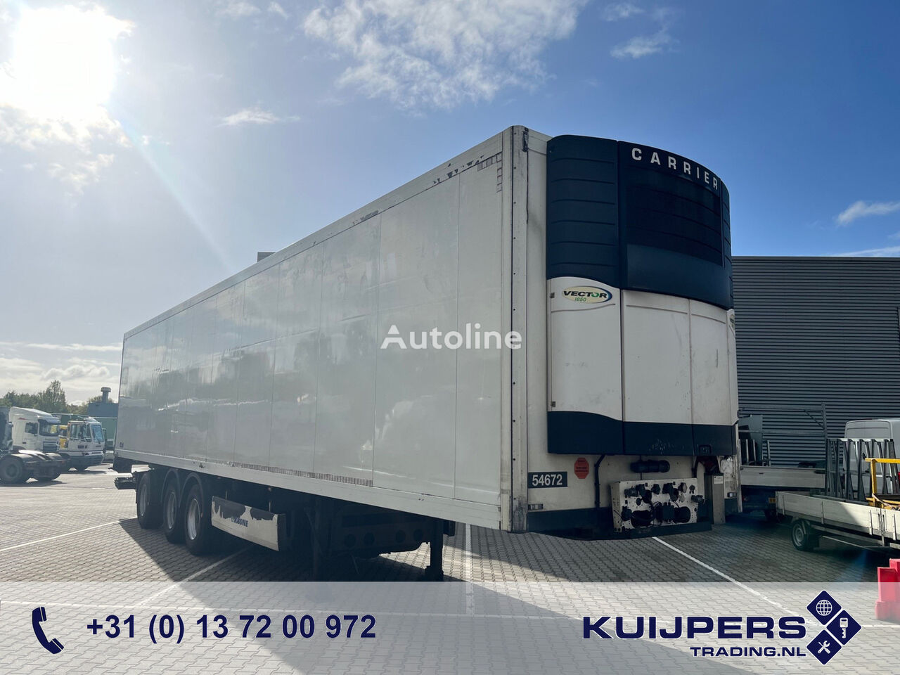 Krone Cool Liner / Carrier Vector 1850 -> Defect refrigerated semi-trailer