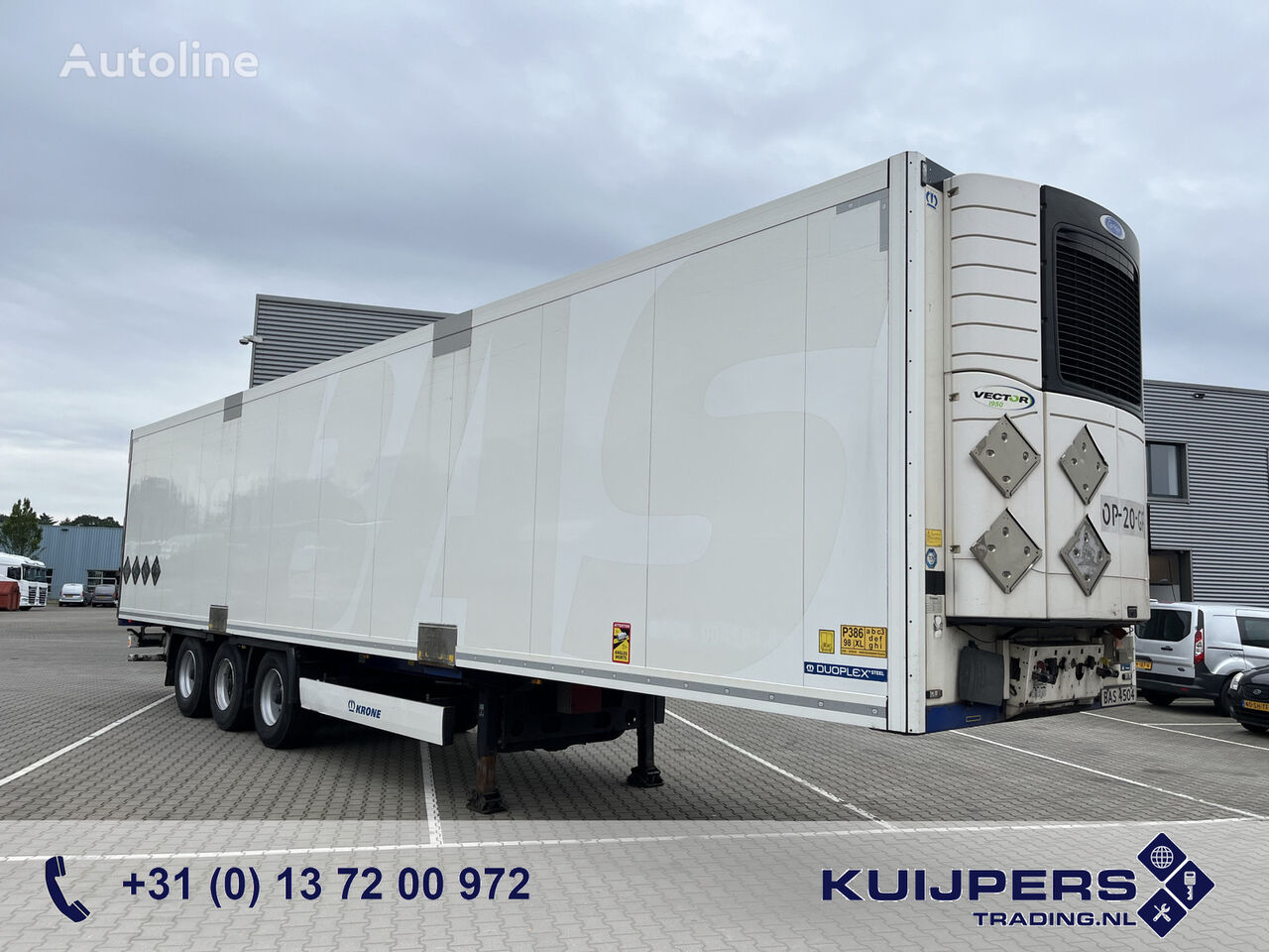 Krone Coolliner / Carrier Vector 1950 refrigerated semi-trailer