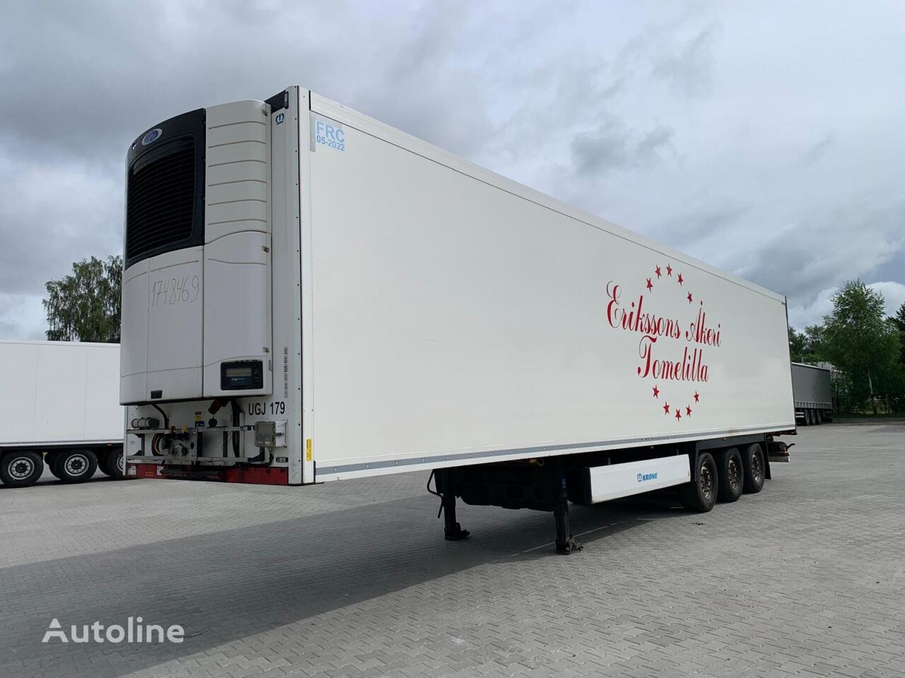 Krone SD refrigerated semi-trailer