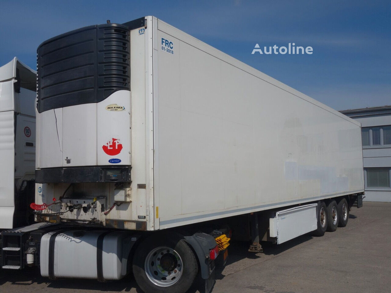 Semi-remorque frigorifique Krone SD, Carrier Vector 1300, 2 Kammern à vendre | Autoline CG Semi-remorque frigorifique Krone SD, Carrier Vector 1300, 2 Kammern - Autoline