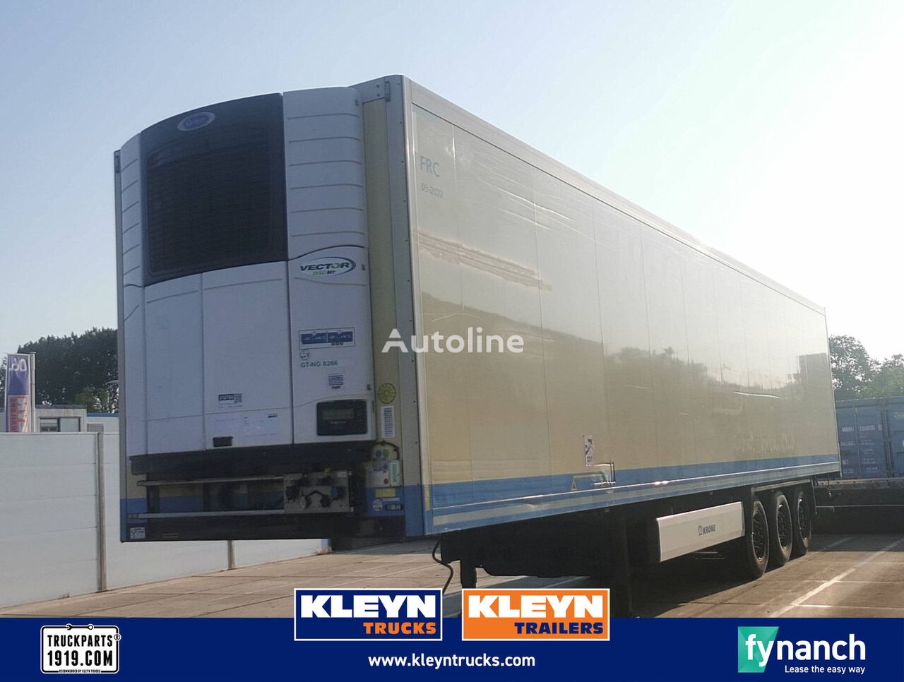 Krone SD DOPPELSTOCK carrier vector 1950 refrigerated semi-trailer