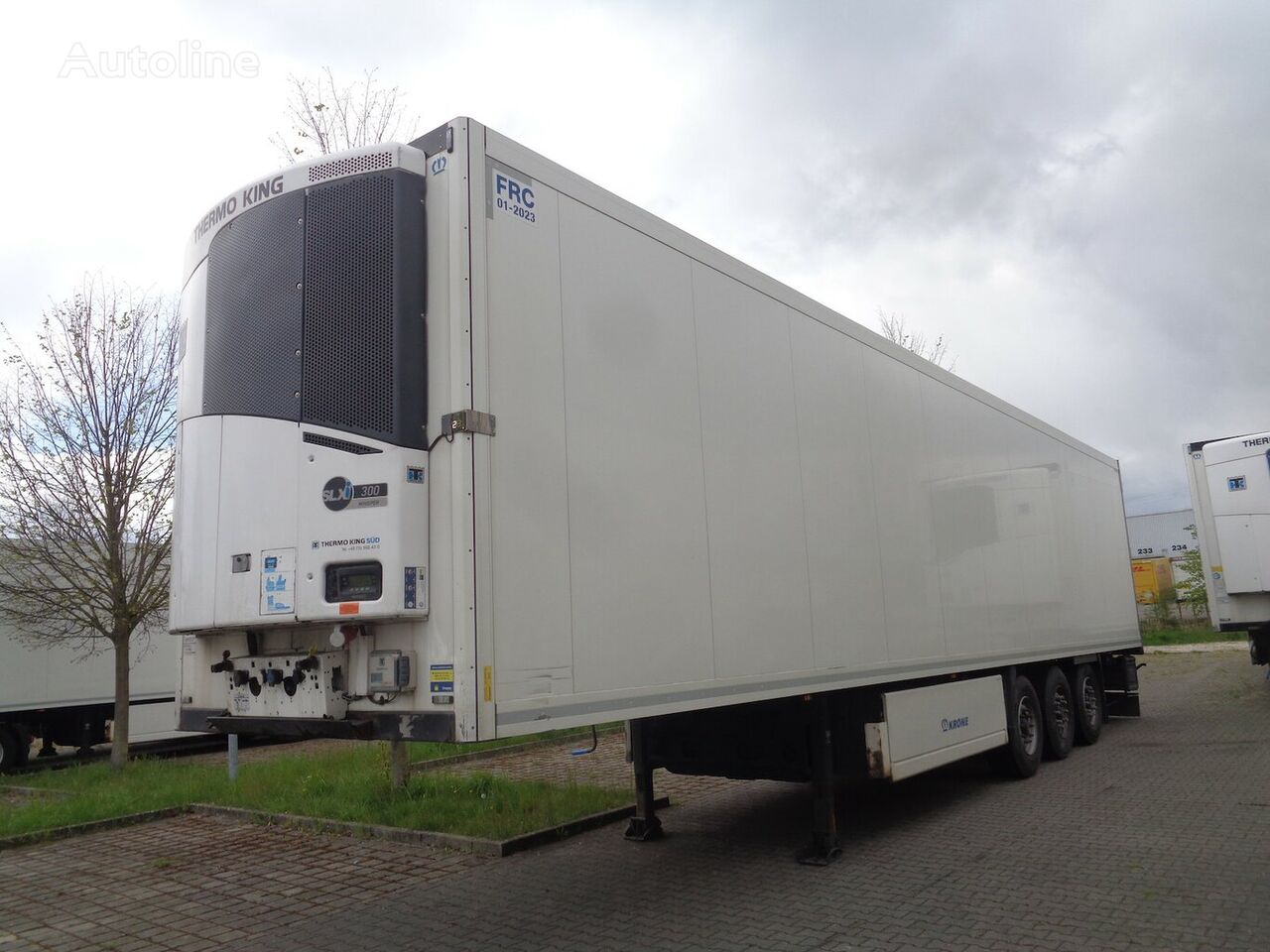 semirimorchio frigo Krone SD Thermo-King Trennwand Lift Doppelstock