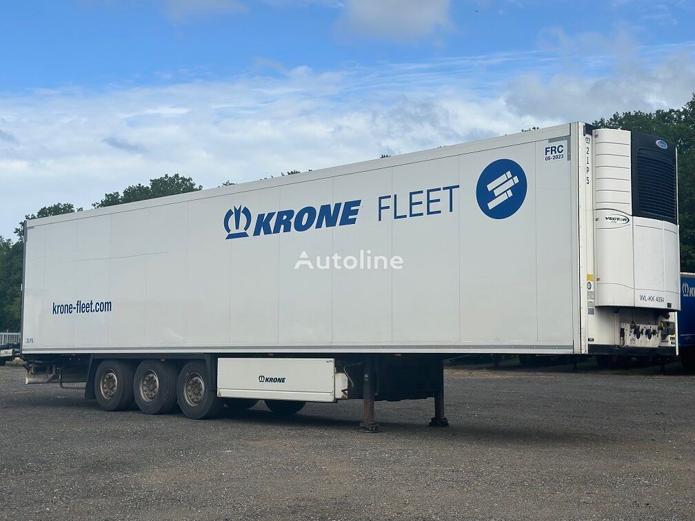 Krone SD Tiefkühlauflieger / Doppelstock "CARRIER 1550" Diesel/Strom refrigerated semi-trailer
