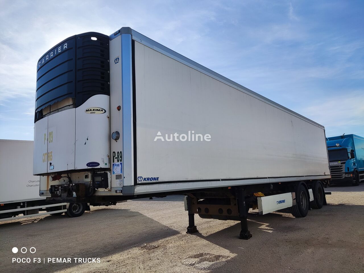 Krone TKS SEMIRREMOLQUE FRIGO 2 EJES refrigerated semi-trailer