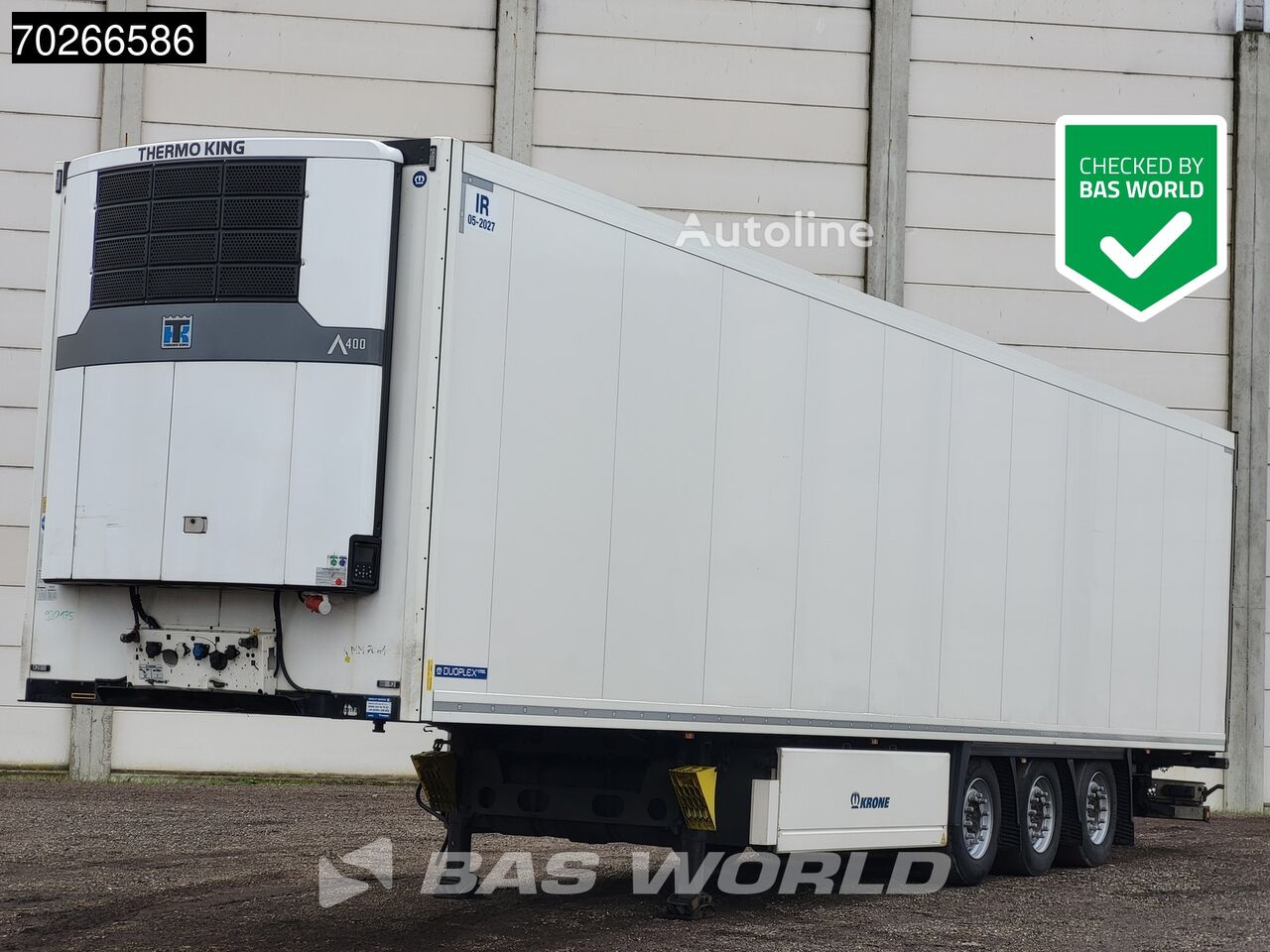 Semiremorcă frigorifica Krone Thermo King A400 ATP Valid - Doppelstock Blumenbreit Liftachse P - Autoline
