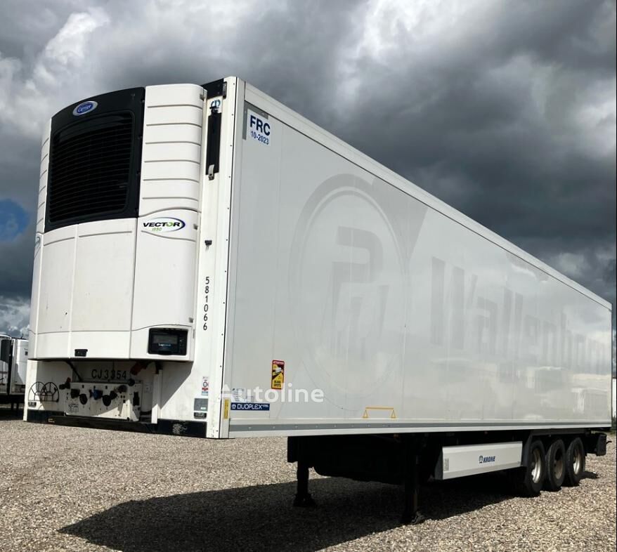 Krone Trailer Reefer Flower Width Straight refrigerated semi-trailer - Autoline