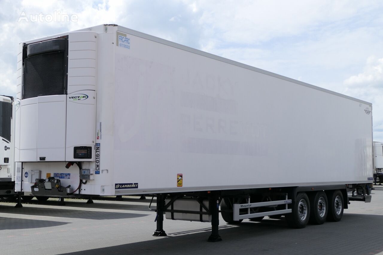 Lamberet REFRIDGERATOR / VECTOR 1950 MT / MULTITEMP / SAF refrigerated semi-trailer