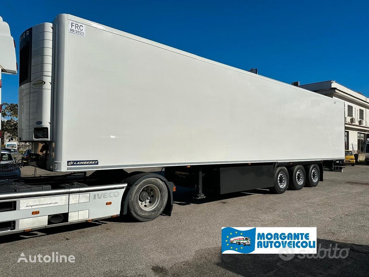 Lamberet SR2 ATP in frc -20 refrigerated semi-trailer