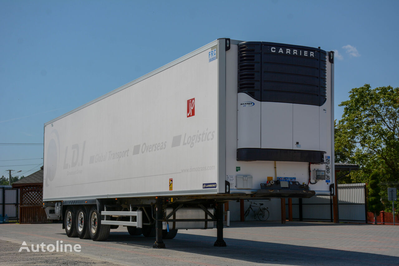 Lamberet SR2B-5T8-1B / 2014 / 5475 MTH / OSIE SAF / CARRIER MAXIMA 1300 refrigerated semi-trailer