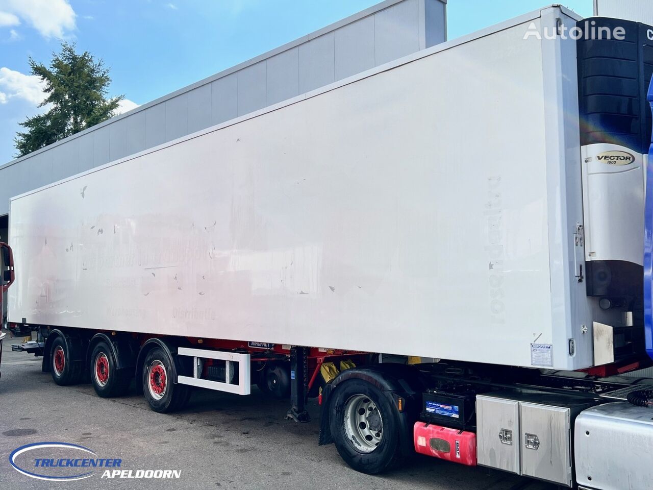 Mirofret TRS-3 Carrier 1800, 2x Steering axle, Loadinglift refrigerated semi-trailer