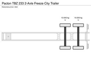 Venta de Pacton TBZ 233 2-Axle Freeze City Trailer semirremolque frigorífico - Imagen 8 | Autoline MX Pacton TBZ 233 2-Axle Freeze City Trailer semirremolque frigorífico | Imagen 8 - Autoline