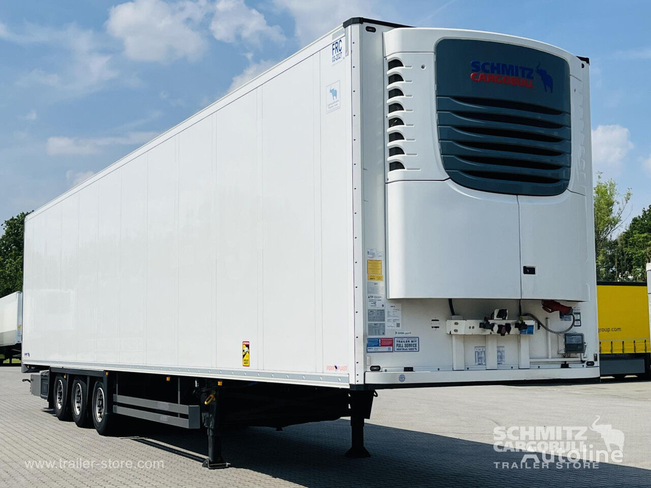 Schmitz Auflieger TiefkÃŒhler Mega Double deck refrigerated semi-trailer