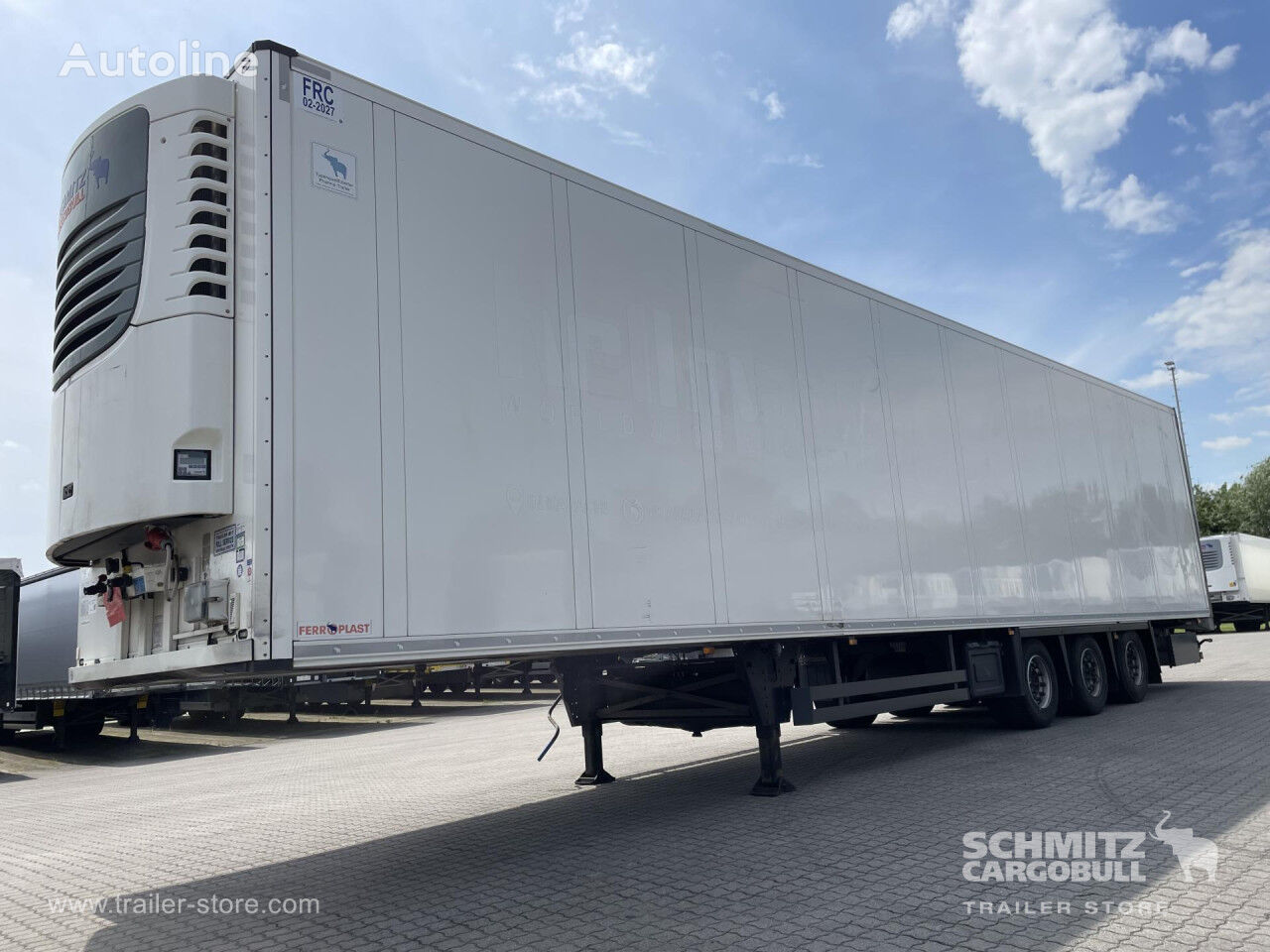 Schmitz Auflieger TiefkÃŒhler Mega Double deck refrigerated semi-trailer