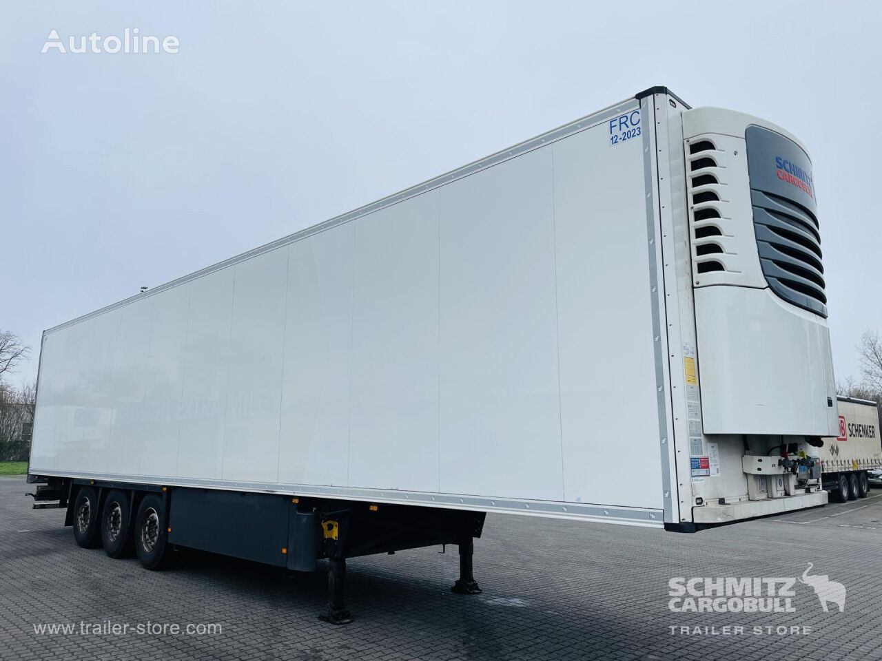 Schmitz Auflieger TiefkÃŒhler Multitemp Double deck refrigerated semi-trailer