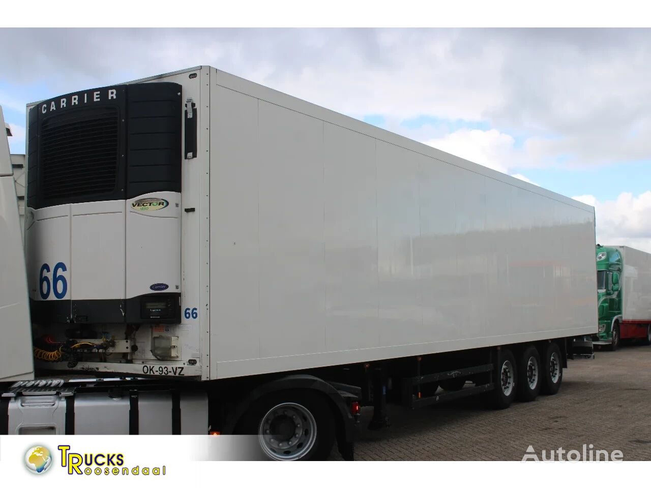 Schmitz Cargobull CARRIER + meat+3x SAF + ATP refrigerated semi-trailer