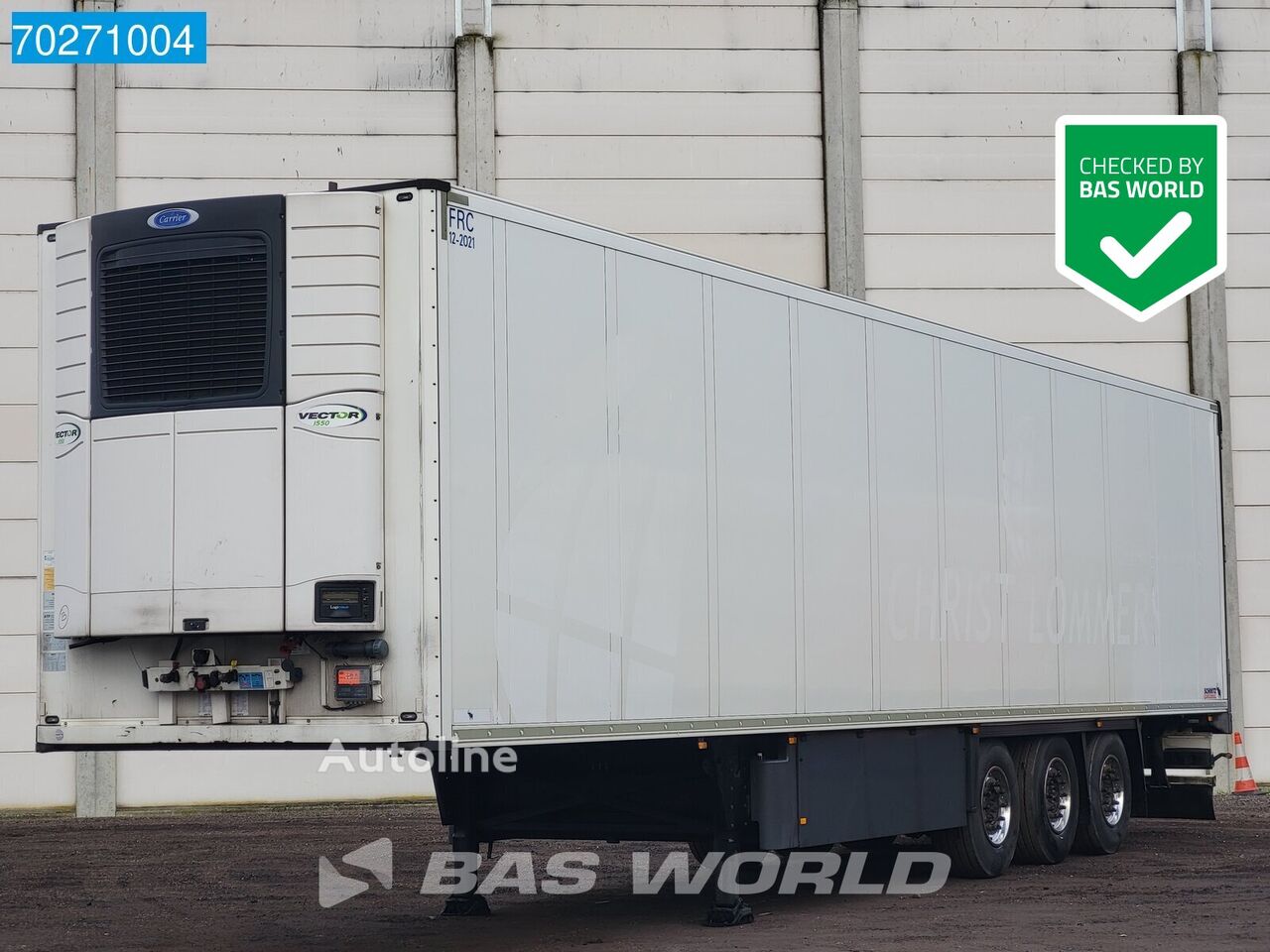 Schmitz Cargobull Carrier Vector 1550 3 axles TUV 01/26 2xLiftachse Blümenbreit Pa refrigerated semi-trailer