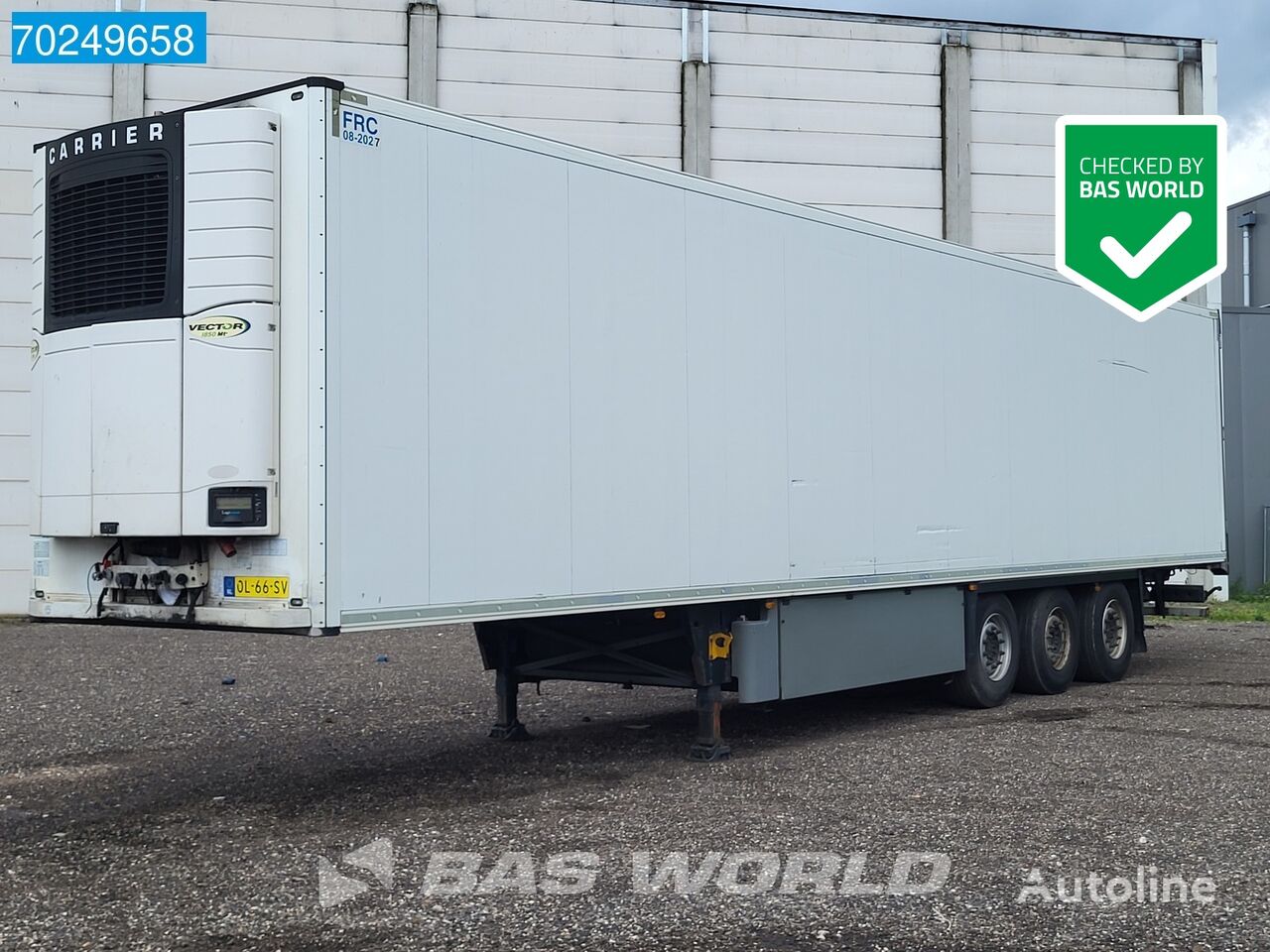 Schmitz Cargobull Carrier Vector 1850 3 axles Fleisch/Meat TÜV 01/25 Palettenkaste semirremolque frigorífico