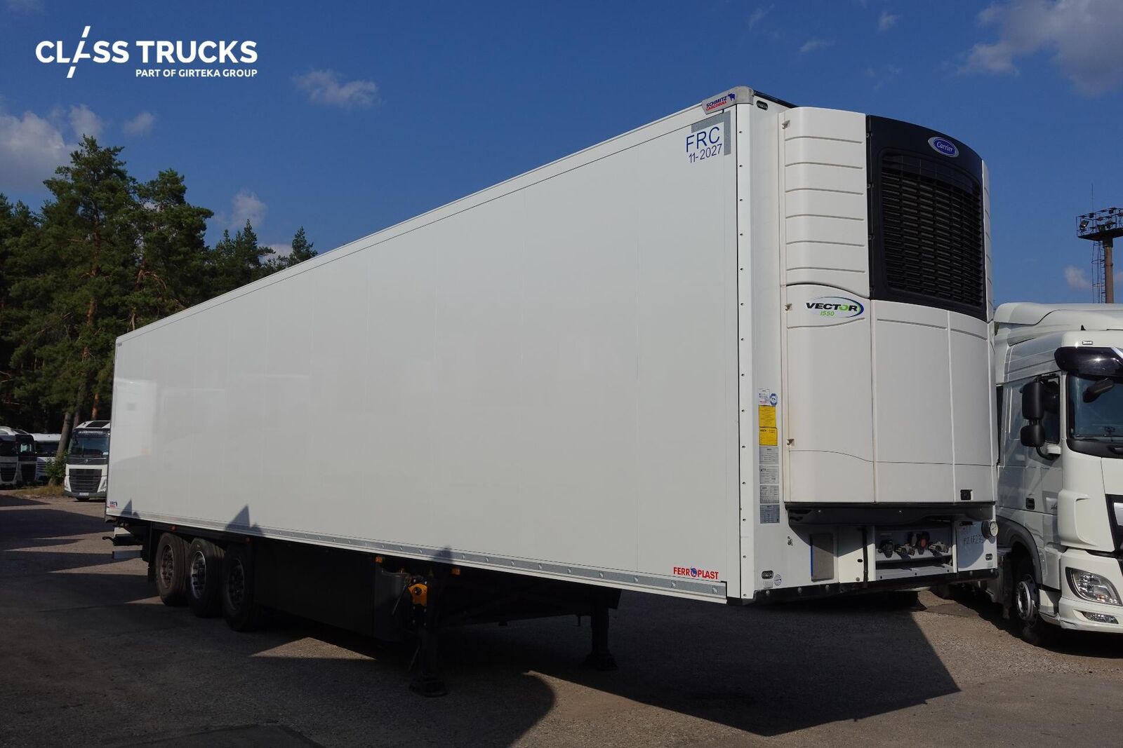 Schmitz Cargobull FP 60 Carrier Vector 1550 refrigerated semi-trailer