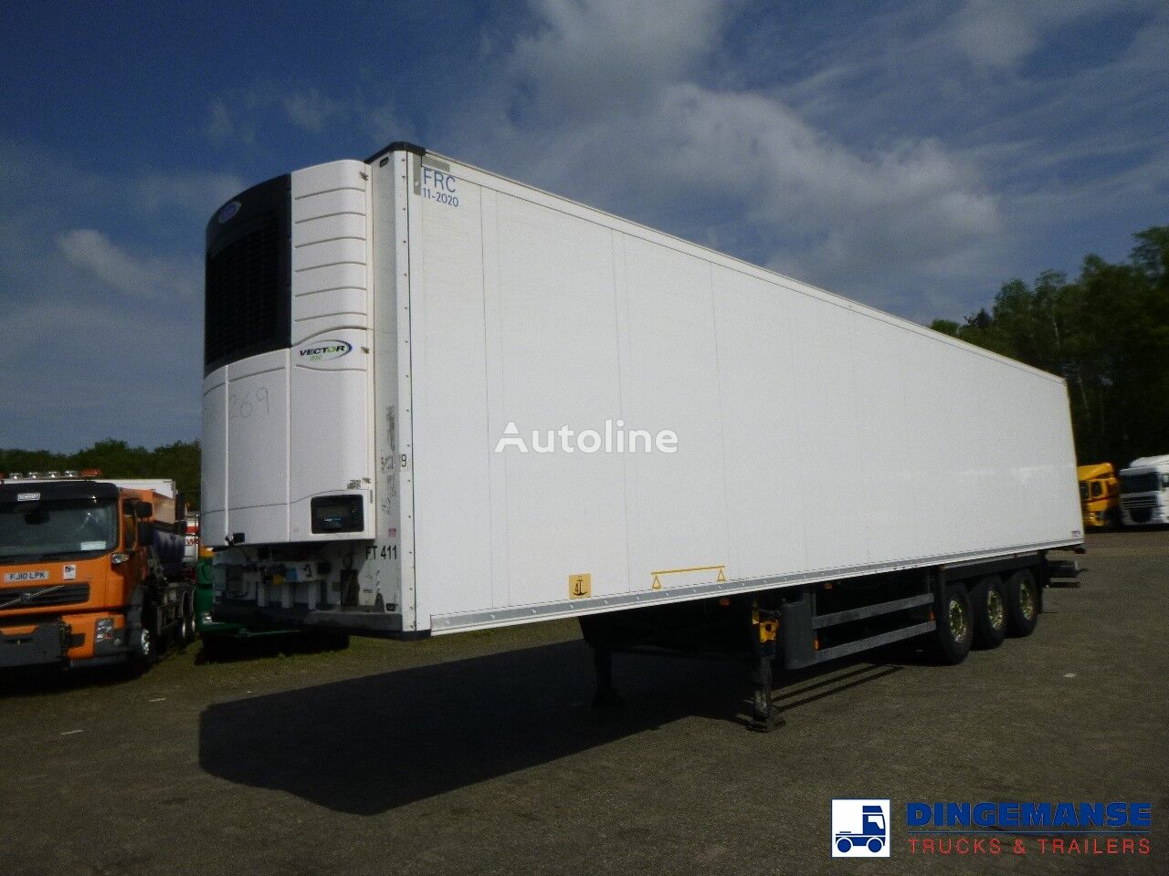 Schmitz Cargobull Frigo trailer + Carrier Vector 1550 refrigerated semi-trailer