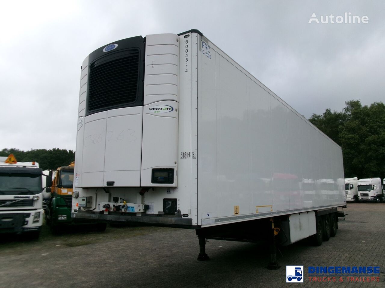 العربات نصف المقطورة شاحنة التبريد Schmitz Cargobull Frigo trailer + Carrier Vector 1550 - Autoline