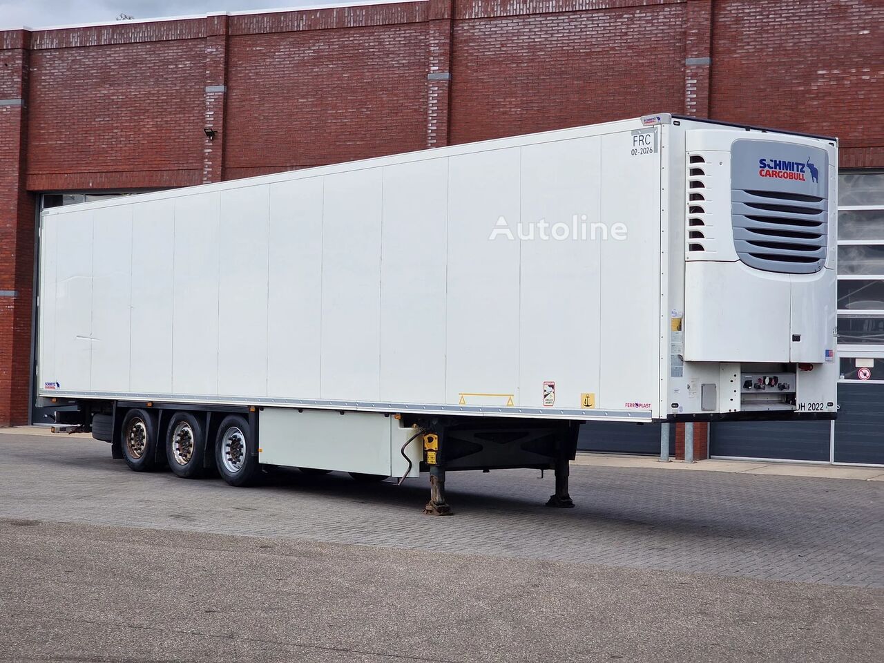 Полуприцеп рефрижератор Schmitz Cargobull SCB*S3B - Frigo Schmitz - Hooks/Rohrbahnen/Vleeshang - ATP/FRC - - Autoline