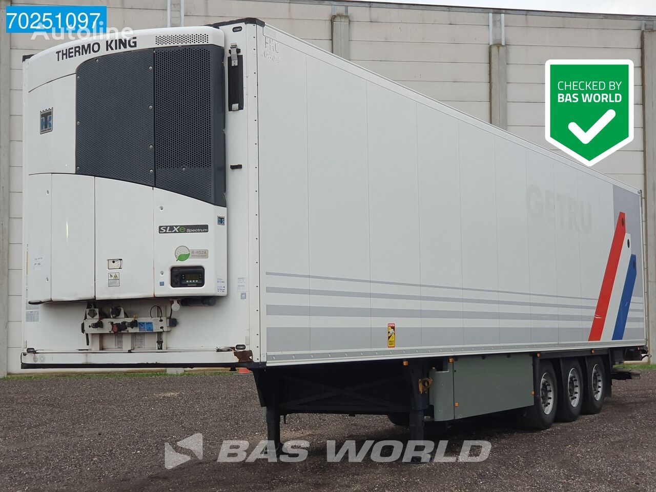 Schmitz Cargobull SCB*S3B Palettenkasten Blumenbreit Liftachse refrigerated semi-trailer