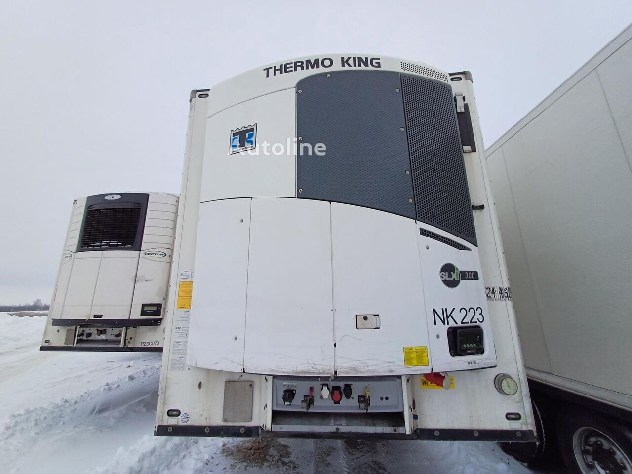 Semi-remorque frigorifique Schmitz Cargobull SKO 24 endommagé - Autoline