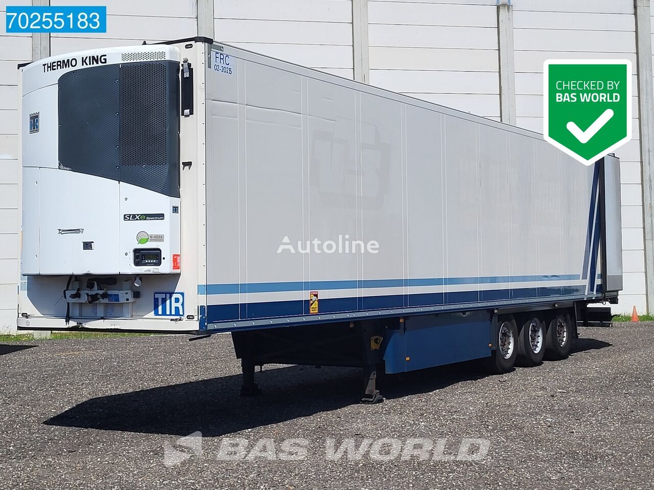 Schmitz Cargobull Thermo King SLXe Spectrum TÜV 03/25 Doppelstock Liftachse Blumen refrigerated semi-trailer