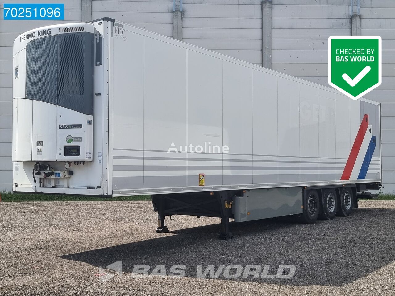 Schmitz Cargobull Thermo King SLXe Spectrum TÜV 10/24 Tailgate Doppelverdamper Blu sættevogn kølekasse