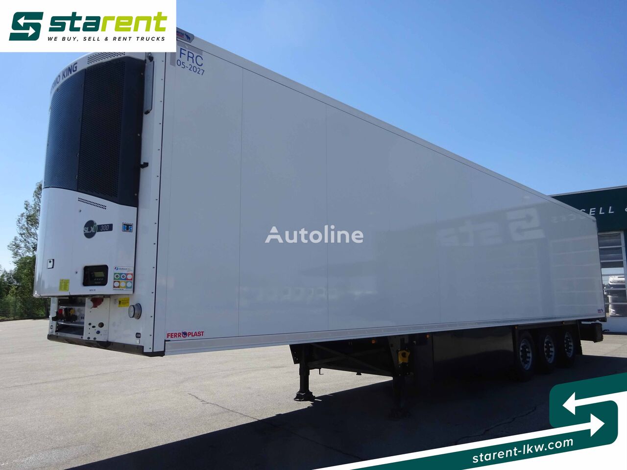 Schmitz Cargobull Thermotrailer ThermoKing SLXi300, Palettenkasten   semirremolque frigorífico