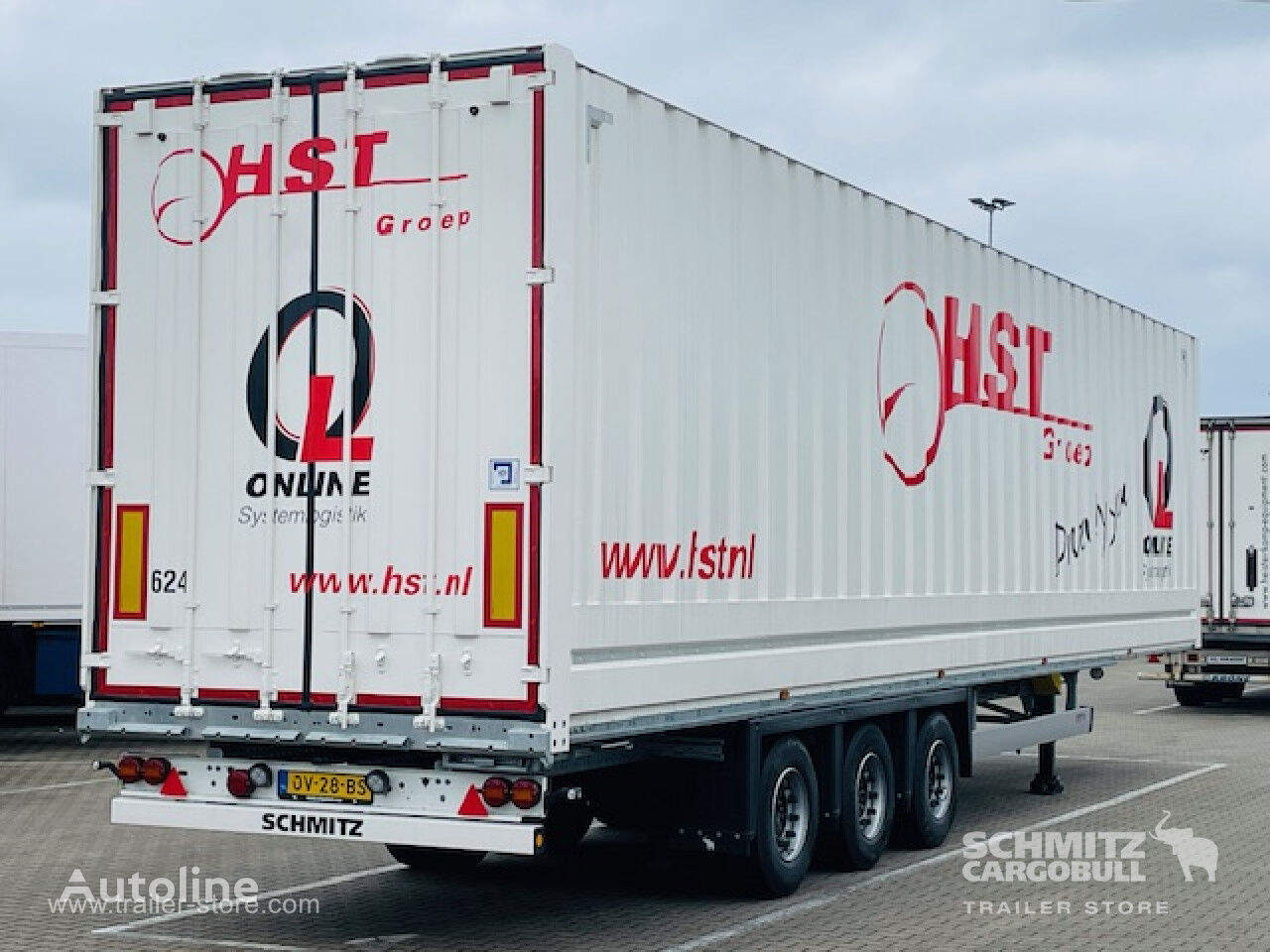 Schmitz Oplegger Kasten Standard Double deck refrigerated semi-trailer